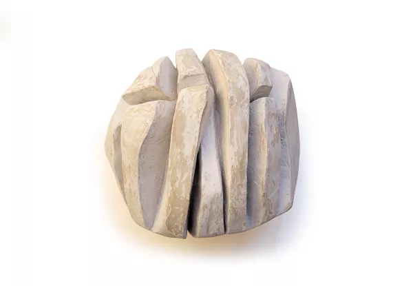 Benthos III, 2023, clay, 15 x 15 x 15 cm